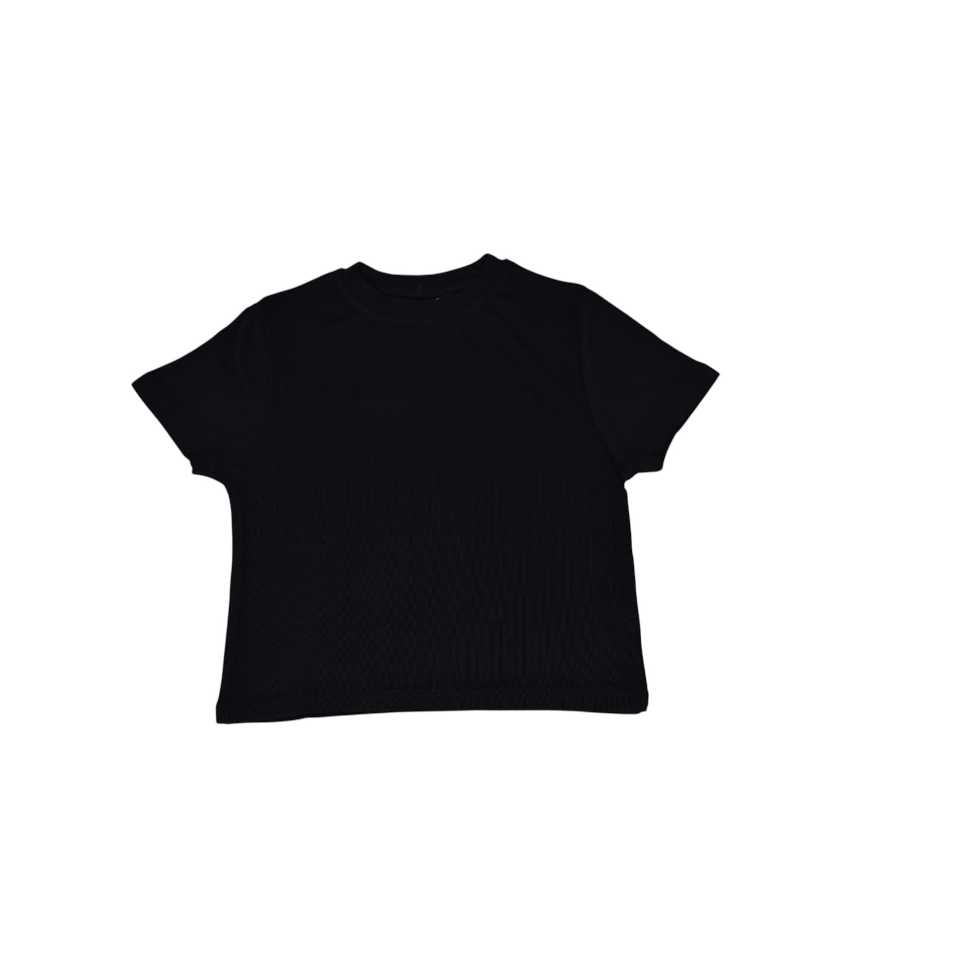 Classic BLACK short-sleeve crew neck T-shirt