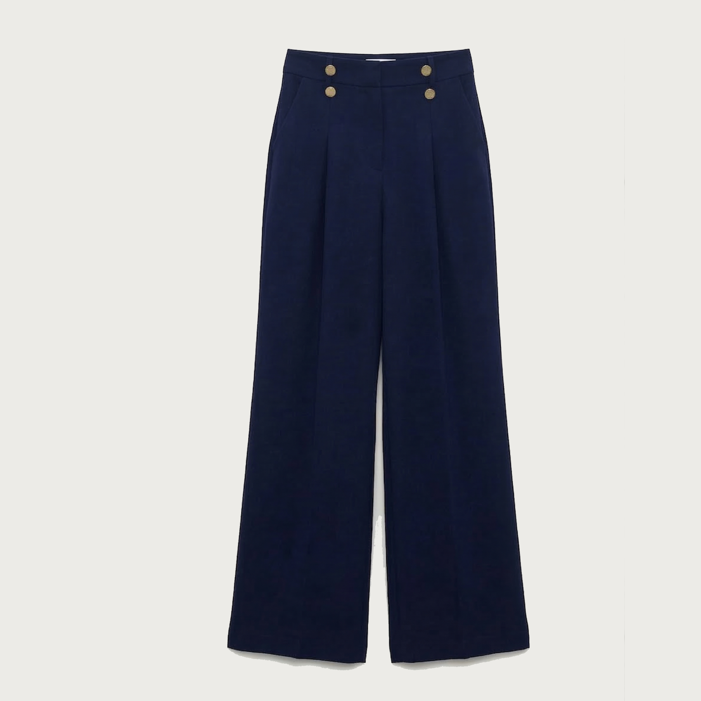 Golden Button Vest & Trouser Set