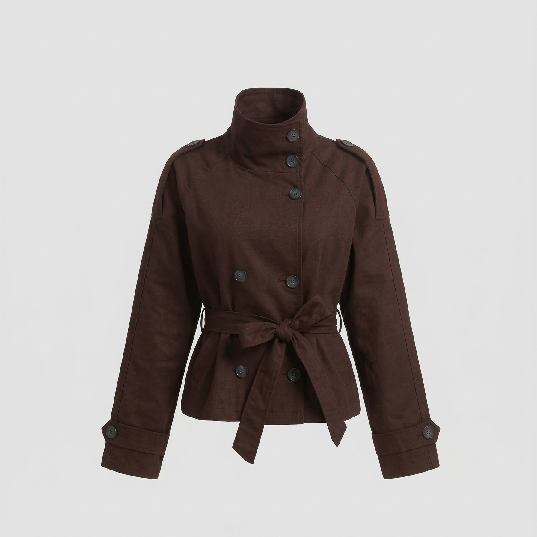 belted jacket