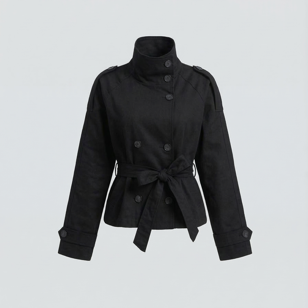 belted jacket