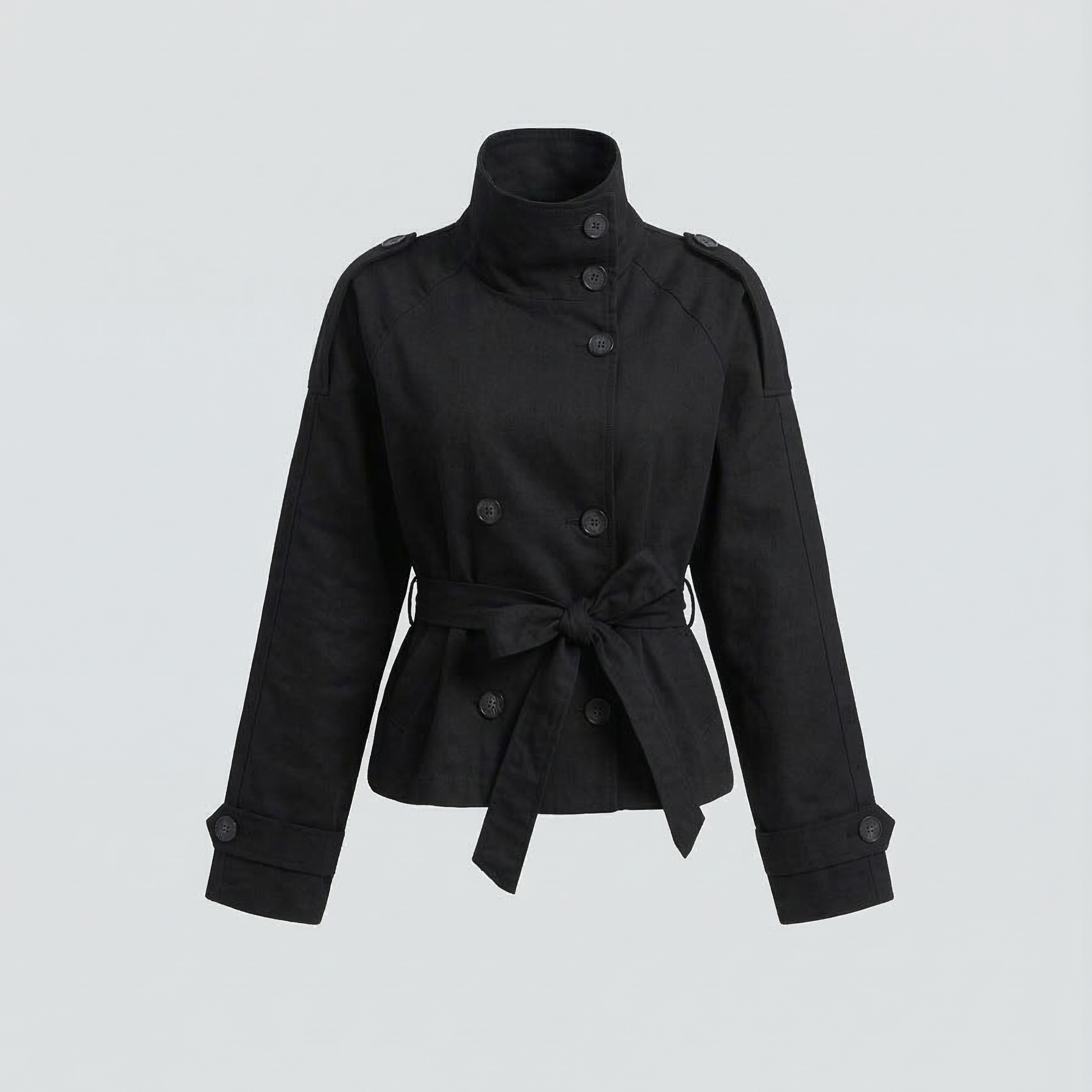 belted jacket