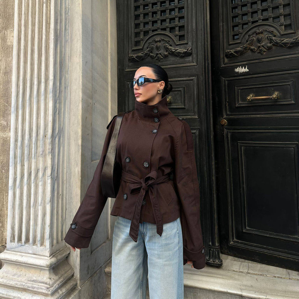 belted jacket