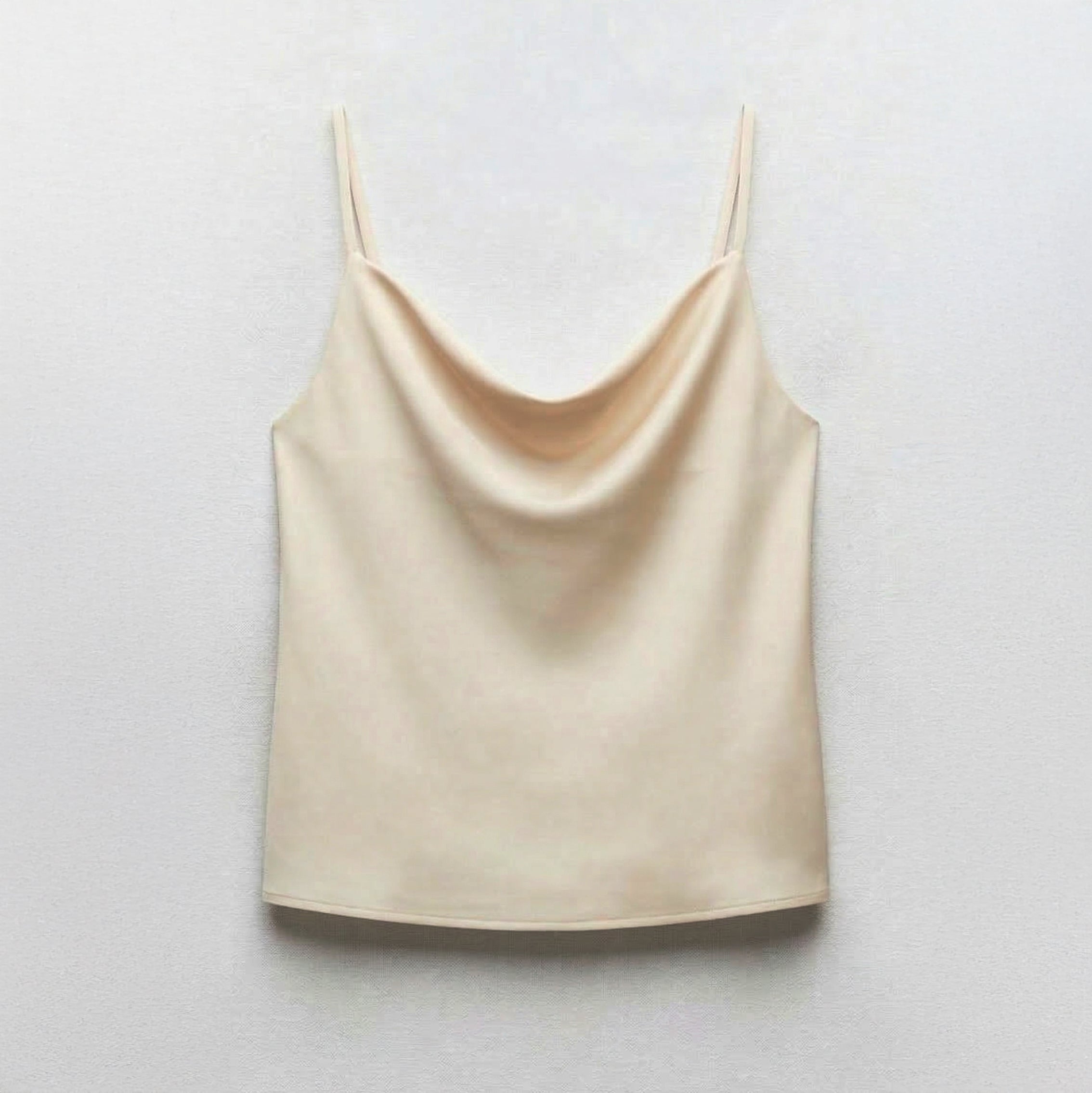 Satin Cowl Neck Cami