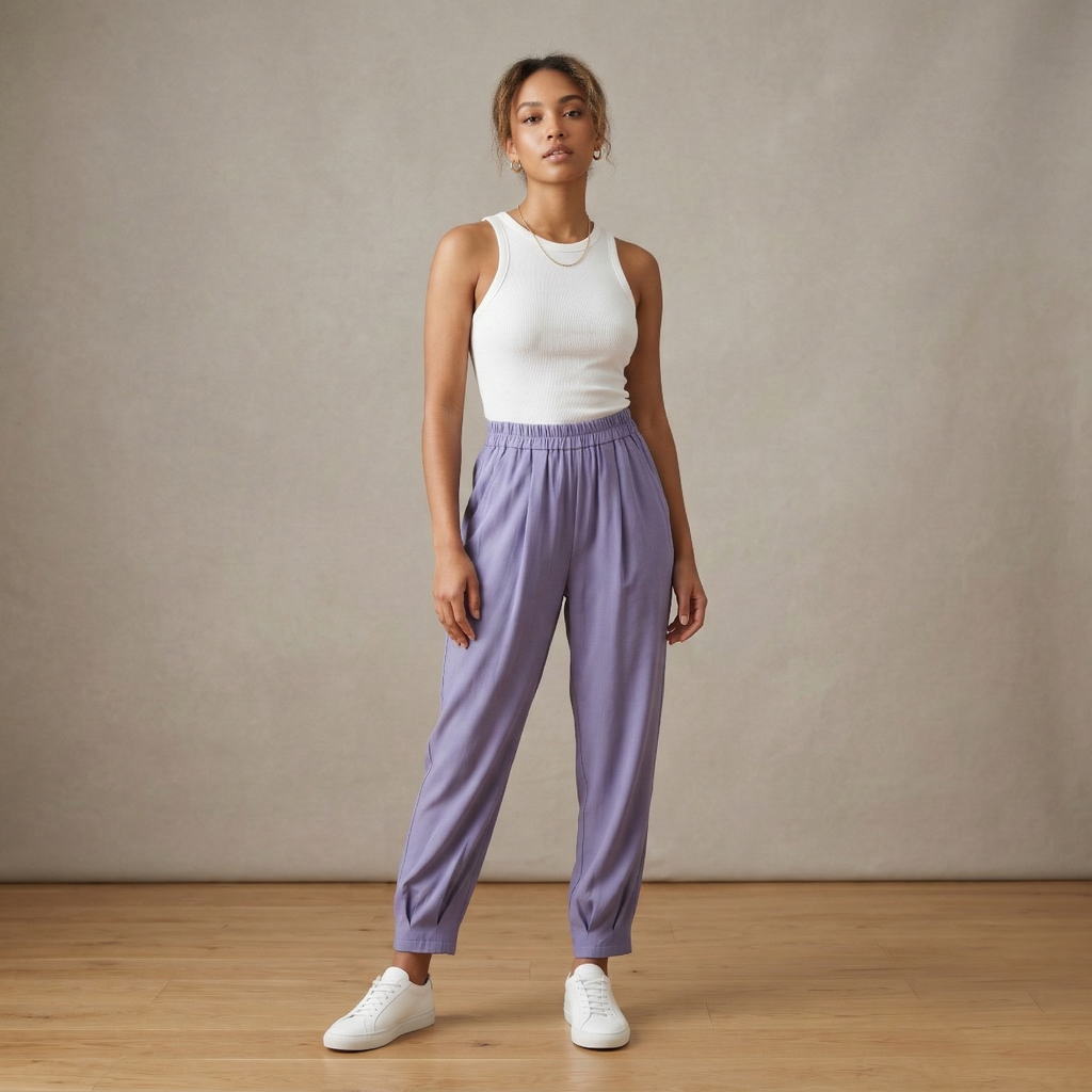 purple pants