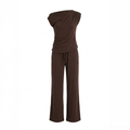 Draped Off-Shoulder Lounge Set