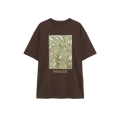 Printed short-sleeve T-shirt with round neck